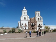 Mission San Xavier del Bac, and still the blue sky.