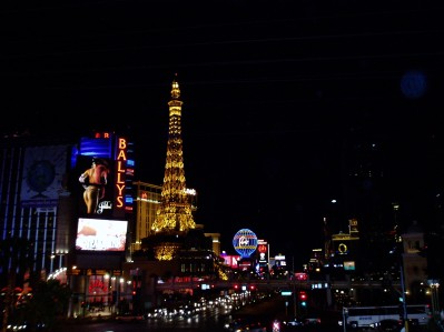 Las Vegas Strip and the "Eiffel Tower"