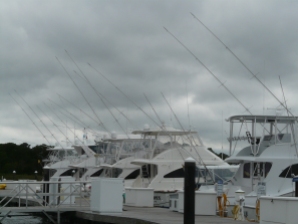 Delaware fishermen are all at the pub. Note the heavy sky.