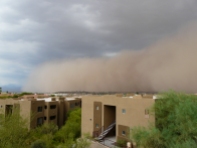 Dust storm, Fountain Hills AZ